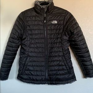 Black NORTHFACE winter jacket. KIDS SIZES